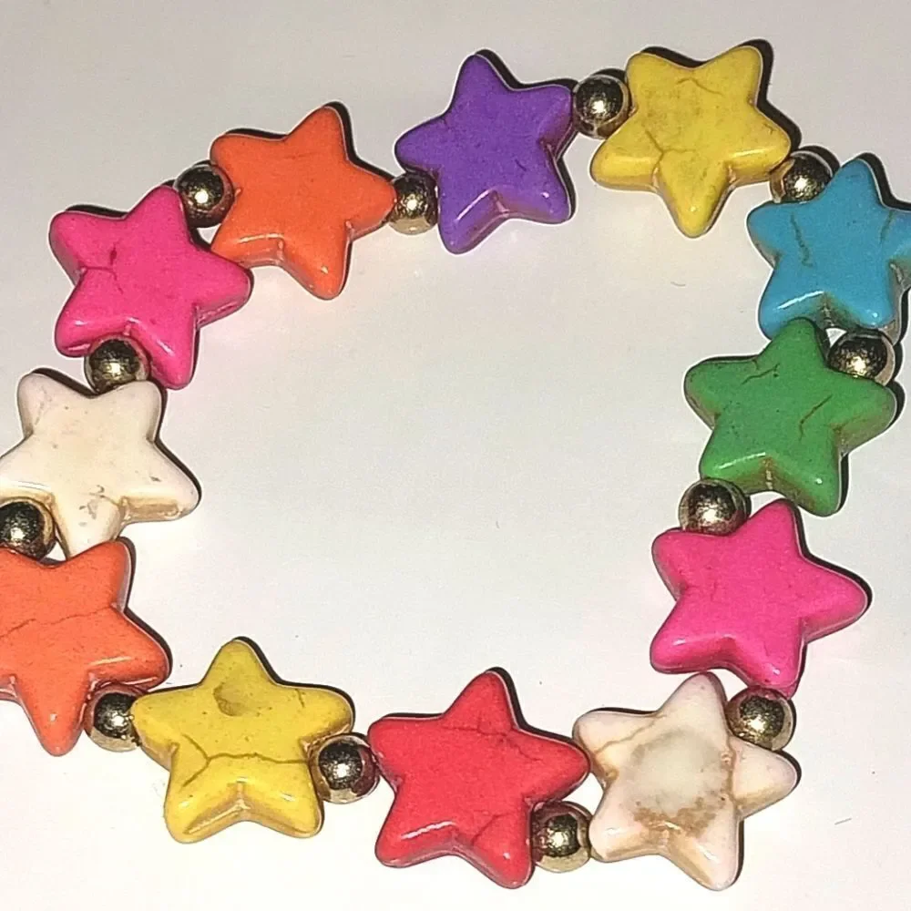 Girls Colorful Star Bracelet - Picture 5 of 9